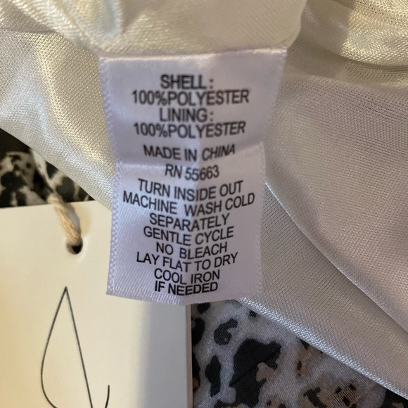 Joie Maxi Skirt Animal Print Pleated Full Lined Elastic Waist Women’s Size Large - Picture 7 of 8